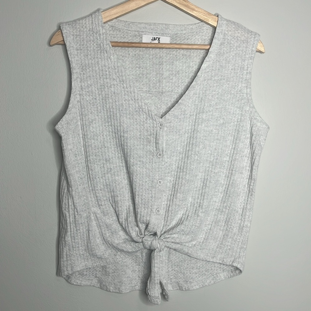 Women’s Jack by BB Dakota Small Grey Tank Top